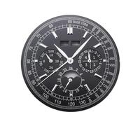 Genérico Las manecillas de la Esfera del Reloj estéril 36,5 mm se Ajustan a los Movimientos automáticos st1655(Black A)