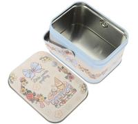 Genérico Lata Navideña para Galletas de Hojalata con Asa Caja Metálica para Dulces y Regalos Diseño Impreso Colorido Tamaño Mediano Adecuado para Fiestas y Almacenamiento Festivo