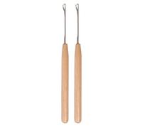 Genérico Latch Hook Kits For Adults | 2-Piece Metal Knitting Accessories | 5.31x0.32inch Beginners Knitting Repair Latch Hook | For Snags Sweaters Weaving Sewing Threading Jewelry Making