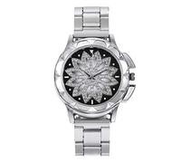 Genérico Latest Belt Creative The Wild Ladies Fashion Steel Fashion Lady Watch Women's Watch Mujeres Oro Gorro Reloj Relojes (Silver, One Size)