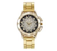 Genérico Latest Belt Creative The Wild Ladies Fashion Steel Fashion Lady Watch Women's Watch Mujeres Oro Gorro Reloj Relojes (Gold, One Size)