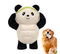 Genérico Latex Dog Chew Toy, Soft Squeaky Animal Toy for Medium and Large Dogs, Interactive Pet Play Supply in Funny Panda Design for Biting, Tossing, and Daily Fun
