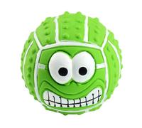Genérico Latex Dog Toy, Smile Face Ball, Squeaky Chew Toy Puppy Kitten Pet, Bite Resistant Animal Ball for Small Medium Breed Indoor Play, Lightweight Bouncy Design, 8cm