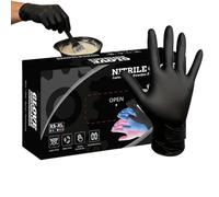 Genérico Latex Free Nitrile-Gloves, Disposablee-Gloves, 100 Piece Pack