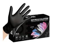 Genérico Latex Free Nitrile-Gloves, Disposablee-Gloves, 100 Piece Pack