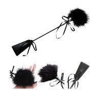 Genérico Látigo de Dos Funciones, látigo de Entrenamiento de Caballos de Plumas Suaves for Establecer una Buena comunicación y Comando con los Caballos.