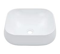 Genérico Lavabo 44,5x39,5x14,5 cm cerámica Blanco,Bricolaje,Fontanería,Piezas para fontanería,Lavabos y fregaderos,Lavabos-143905