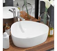 Genérico Lavabo Triangular de cerámica Blanco 50,5x41x12 cm,Bricolaje,Fontanería,Piezas para fontanería,Lavabos y fregaderos,Lavabos-142345