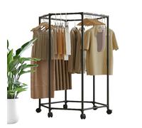 Genérico Lavandry Stand | Hexic Standing significa Mantas Coats Clothing Balcony La función de ayuno permite el transporte sin esfuerzo y el almacenamiento plano. Espacio garantizado: sala de estar de