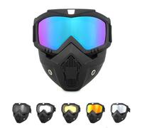 Genérico Laveberry Welding Mask, Dust Protection, Detachable Anti-Glare, Auto Darkening Large Viewing Welding Hood, Can Be Used for Welding and Cycling (A)