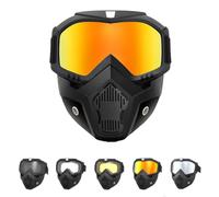 Genérico Laveberry Welding Mask, Dust Protection, Detachable Anti-Glare, Auto Darkening Large Viewing Welding Hood, Can Be Used for Welding and Cycling (C*1)