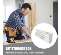 Genérico Layered Screwdriver Gear, Wall Mounted Bit Hardware, Organizer Tool, Mechanic Electrician Accessory, Carpenter Support, Garage Garden Component, Home Basement Utility, Storage Case