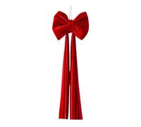 Genérico Lazo De Navidad Gigante - De Lazo para Árbol De Navidad, Lazos Rojos Grandes para Puerta De Entrada, Decoración De De Árbol Extra Grande Reutilizable | para | Interior Casa Puerta Delant