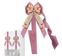 Genérico Lazos de Cinta para Armarios - Decoración Navideña con Estampado de Huevos de Pascua,Cintas para Cocina - para Celebración Estacional, de Vacaciones, Hogar y Sala de Estar