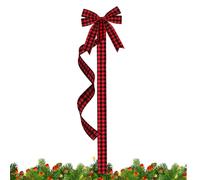 Genérico Lazos Navideños | 198 Cm Vintage Reutilizable,Lazos Festivos Decoraciones De Árbol De Invierno | para Corona Guirnalda Puerta Armario Ventana Chimenea Dormitorio Fiesta Jardín