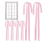 Generico Lazos navideños | Lazos con metálico, 6 Unidades decoración para Actividades Fiestas navideñas reuniones casa Boda Coche