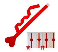 Genérico Lazos para Gabinetes de Cocina | Decoraciones para Fiesta De San Valentín 105cm De Largo,Lazos-Corona de Corazón para Puertas - para Dormitorio Cocina Celebración Estacional Reunión