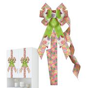 Genérico Lazos para Muebles De Cocina,Decoración de Ventana con Estampado de Huevos de Pascua,Lazos Festivos para Muebles - para Celebración Estacional, de Vacaciones, Hogar y Sala de Estar