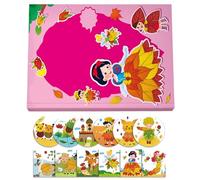 Genérico Leaf Fall Crafts, 3d Educational Interactive Toy, Autumn Diy Craft Activity Set, Creative Learning Play Kit, for Classroom Kindergarten Preschool Home Park Leisure Family Time Outdoor Indoor