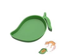 Genérico Leaf Reptile Water Dish, Tortoise Water Dish, 3D Printed Leaf-Shaped Feeding Bowl, Resin with Smooth Edges, Reptile Accessories for Bearded Dragons Lizards Snakes Frogs Spiders