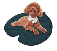 Genérico Leaf-Shaped Soft Dog Mat, Washable Warm, Mattress Pad Bed, 65x70cm, Sofa, Chair, Car, or Travel Use Comfortable Pet Cushion for Camping and Home Lightweight and Portable