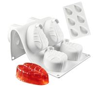 Genérico Leaf Silicone Mold - 6 Cavity Food Grade | Chocolate Cake Mold