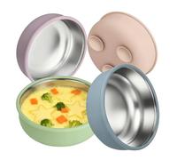 Genérico Leak Proof Feeding Supplies | Suction Bowl | 4 Pieces Detachable Non Slip Container For Nursery Feeding Family Weaning Kitchen Home Personal Mealtime Dining