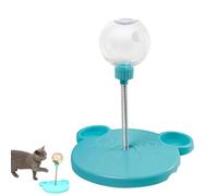 Genérico Leaking Treats Ball Pet Feeder Toy, Funny Pet Leaking Ball Cat Dog Slow Feeders, For Puppy Small Dogs Cats (Blue)