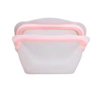 Genérico Leakproof Silicone Food Storage - Stand Up Reusable Pouch for Meal Prep Use | BPA Free Flexible Seal with Container Bags, Seal Container for Lunch Snacks Fridge Microwave Travel Kitchen