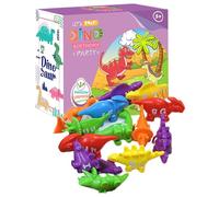 Genérico Learning Toys, Preschool Alphabet Toys, Hand Coordination Brain Boost Number Matching Skill Development Sensory Play, Matching Dinos for Early, Education 10.43x6.89x2.95 Inches