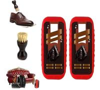 Genérico Leather Conditioner and Cleaner Kit, 100ml Furniture Polish & Maintenance Agent with Brush for Sofa, Jackets & Shoes (2pcs)