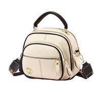 Genérico Leather Crossbodyy Bag - Leather Purse Bag | Sling Bag Women Purse | Handbags Fashionable Women's Sling Bag For Travel | Multifunctional Compartment, Large Capacity Women's Tote Bags