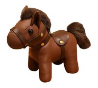Generico Leather Horse Bag Charm - Cute Car Ornament, Year of the Horse Plush Doll for Kids, Teens, Adults, Fashion Enthusiasts, Students, Collectors, Animal Lovers, Birthday, Party, School Use