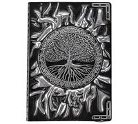 Genérico Leather Journal Lined Notebook - Vintage Embossed Journal, 200 Pages of Acid Free Paper, Sturdy Professional Stationery, Ideal for Writers Travelers Offices Home