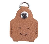 Genérico Leather Key Covers Caps - Smiling Face Pattern | Leather Key Protector For Women Men Homeowners Travelers Professionals Students Home Office Apartment Dorm Daily Commute Travels