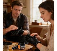 Genérico Leather Recoloring Balm - 30g Long-Lasting Protective Conditioneer | Black Leather Paint - for Craacking Peeling Damage Wear Fading Shoes Furniture Sofa Bags