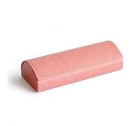 Genérico Leather Spectacle Case Estuche rígido for gafas, de cuero, for hombres y mujeres, estuche for lectura, multicolor(Pink)