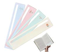 Genérico Lector de Línea para Cartas de Mahjong - Juego de 4 Piezas en acrílico Ligero y Brillante | Regla para Cartas de Mahjong para Principiantes | para Noches de Juego, Práctica y Aprendizaje