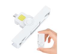 Genérico Lector de Tarjetas CAC - Lector de Tarjetas CAC de Acceso común Tipo C - de de Pliegue Inteligente para Salud/identificación gubernamental/escáner de de crédito