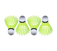Generico LED Badminton Shuttlecock - Light Up 4 Pack | Windproof Portable Glow in Dark Nylon Shuttlecocks for Backyard, Beach, Park, Gym, School, Tournament