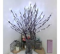 Genérico LED Branch Light, 27.6 Inch Lighted Vase Filler Tree, Romantic Bedside Lighted Artificial Little Twig Decoration for Home Christmas Party Home Decor