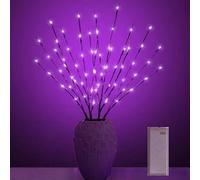 Genérico LED Branch Light, 27.6 Inch Lighted Vase Filler Tree, Romantic Bedside Lighted Artificial Little Twig Decoration for Home Christmas Party Home Decor
