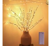 Genérico LED Branch Light, 27.6 Inch Lighted Vase Filler Tree, Romantic Bedside Lighted Artificial Little Twig Decoration for Home Christmas Party Home Decor