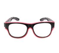 Generico LED Brille leuchtend 16x5 cm USB wiederaufladbar für Kinder und Erwachsene | Festival Hochzeit Halloween Party Accessoire | Cosplay Tanzaufführung Poolparty Requisite | Auffällige Kostüm