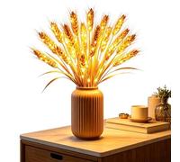 Genérico LED Desk Lamp - 38x13x13cm Golden Harvest Themed Lighting - Elegant Indoor Accent Wheat Stalks Decor Table Lamp - For Dining Desk Home Shelf Den Kids Room Coffee Shop Bar Farmhouse