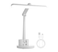 Genérico LED Desk Lamp - Adjustable Office Light | 15.5x36cm ABS Lamps with 3 Brightness Modes, USB Charging Desk Lamp with 10W Input, Eye Caring Study Lamps for Bedroom Home School