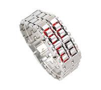 Genérico LED Digital Watch - Stainless Steel Double Display, Waterproof Timepiece for Family, Friends, Office, Parties, Social Events, Holidays, Indoor and Outdoor Activities, Accurate and Stylish