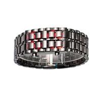 Genérico LED Digital Watch - Stainless Steel Double Display, Waterproof Timepiece for Family, Friends, Office, Parties, Social Events, Holidays, Indoor and Outdoor Activities, Accurate and Stylish