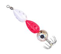 Genérico LED Fishing Lures - Deep Drop Trolling Bait, Hooked LED Fishing Spoon, Saltwater Deep Drop Light Lure | Night FishingBait for Bass Halibut Walleye Trout Catfish Offshore Trolling