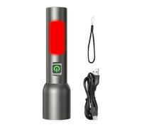 Generico LED Flashlight , Aluminum Alloy Usb Rechargeable Torch, 3.3cm/1.27in 14cm/5.51in Telescopic Zoom Portable Light for Camping, Hiking, Outdoor Use
